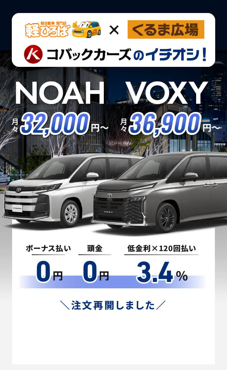 コバックカーズのイチオシ！